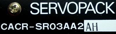 Yaskawa CACR-SR03AA2AH label image