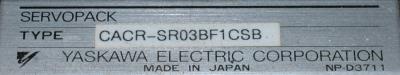 Yaskawa CACR-SR03BF1CSB label image