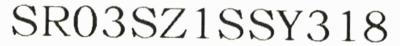 Yaskawa CACR-SR03SZ1SS-Y318 label image