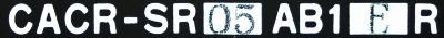 Yaskawa CACR-SR05AB1ER label image