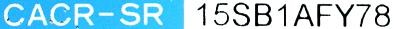 Yaskawa CACR-SR15SB1AF-Y78 label image