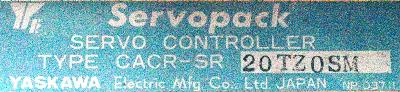 Yaskawa CACR-SR20TZ0SM label image