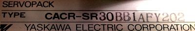Yaskawa CACR-SR30BB1AF-Y202 label image