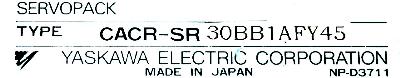 Yaskawa CACR-SR30BB1AF-Y45 label image