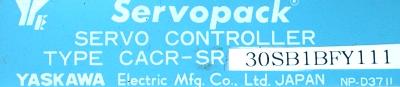 Yaskawa CACR-SR30SB1BF-Y111 label image