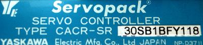 Yaskawa CACR-SR30SB1BF-Y118 label image