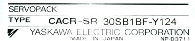 Yaskawa CACR-SR30SB1BF-Y124 label image