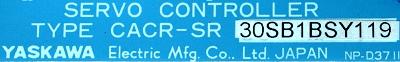 Yaskawa CACR-SR30SB1BS-Y119 label image