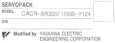 Yaskawa CACR-SR30SF1BSB-Y124 label image