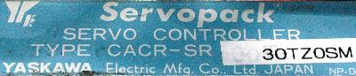Yaskawa CACR-SR30TZ0SM label image