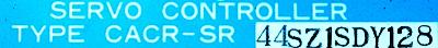 Yaskawa CACR-SR44SZ1SD-Y128 label image