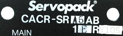 Yaskawa CACR-SRA5AB1ER-Y105 label image