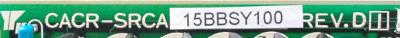 Yaskawa CACR-SRCA15BBSY100 label image