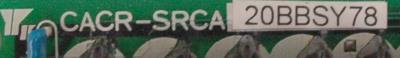 Yaskawa CACR-SRCA20BBSY78 label image