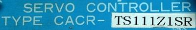 Yaskawa CACR-TS111Z1SR label image