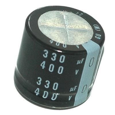 Nichicon CAP-400V-330UF-30-35-10 label image