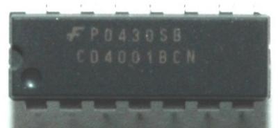 Fairchild Semiconductor CD4001BCN front image