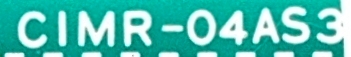 Yaskawa CIMR-04AS3-1 label image