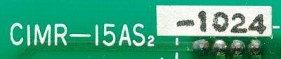 Yaskawa CIMR-15AS2 label image