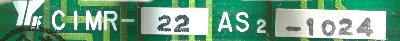 Yaskawa CIMR-22AS2 label image