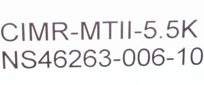 Yaskawa CIMR-MTII-5.5K.H label image