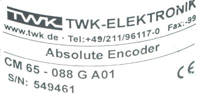 TWK-Elektronik CM65-088GA01 label image