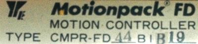 Yaskawa CMPR-FD44B1B19 label image