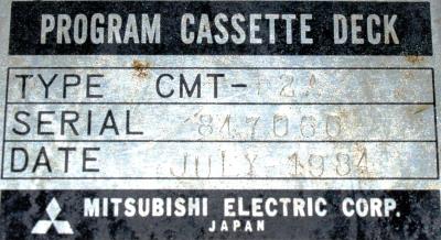 Mitsubishi CMT-2A label image