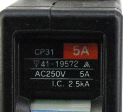 New Refurbished Exchange Repair  Fuji Circuit Breaker CP31-5A Precision Zone