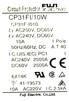 Fuji CP31FI-10W back image