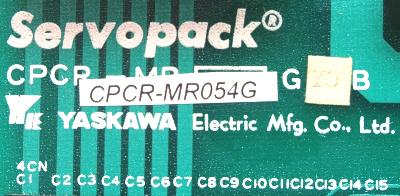 Yaskawa CPCR-MR054GGY0B label image