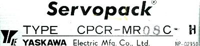 Yaskawa CPCR-MR08C-H label image