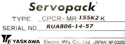 Yaskawa CPCR-MR155K2K label image