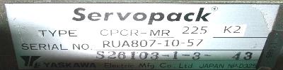Yaskawa CPCR-MR225K2 label image