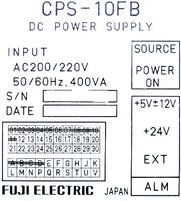 Yaskawa CPS-10FB label image