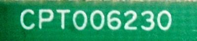 Yaskawa CPT006230 label image