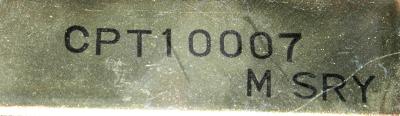 Yaskawa CPT10007 label image