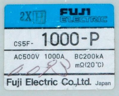 Fuji CS5F-1000-P label image