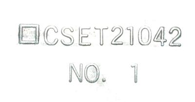 Yaskawa CSET21042 label image