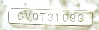 Yaskawa CVQT31093 label image