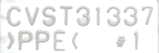 Yaskawa CVST31337 label image