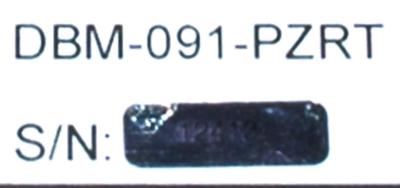 Yaskawa DBM-091-PZRT label image
