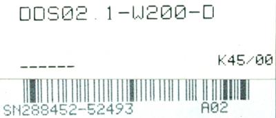 INDRAMAT DDS02.1-W200-D label image