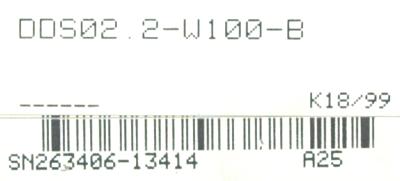 INDRAMAT DDS02.2-W100-BE01-01-FW label image