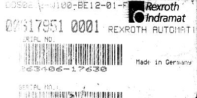 INDRAMAT DDS2.1-W050-D back image