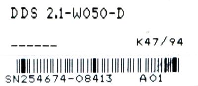 INDRAMAT DDS2.1-W050-D label image