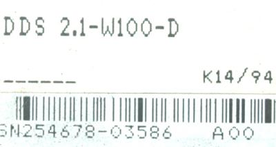 INDRAMAT DDS2.1-W100-D label image