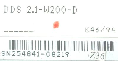 INDRAMAT DDS2.1-W200-D label image