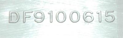 Yaskawa DF9100615 label image