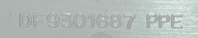 Yaskawa DF9301687 label image